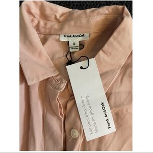 NWT rose Frank and Oak shirt